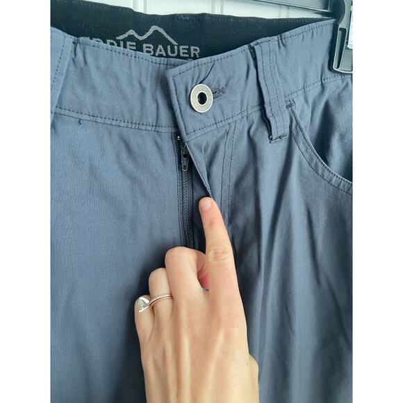 Eddie Bauer Men's Tech Pants Stretch Lightweight Gray 32WX32L Hiking Gorpcore - Picture 2 of 4